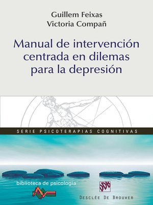 cover image of Manual de intervención centrada en dilemas para la depresión